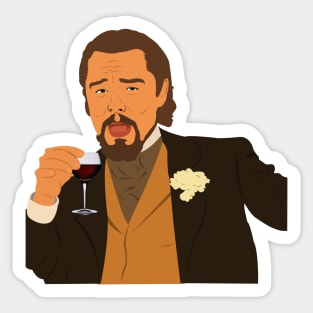 dicaprio laugh meme Sticker